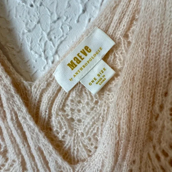 Anthropologie Tan Ribbed Sleeveless Tank Top - Picture 2 of 2